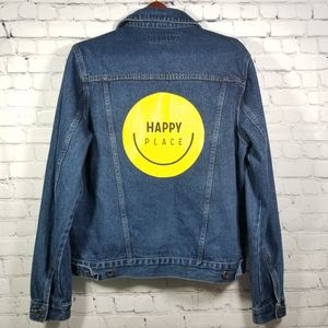 Happy Place Denim Jacket Heavy Port Authority S
